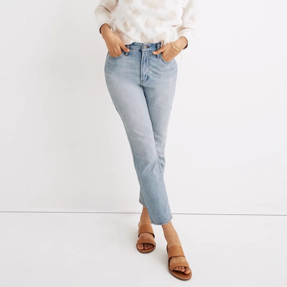 The Curvy Perfect Vintage Jean in Fitzgerald Wash petite